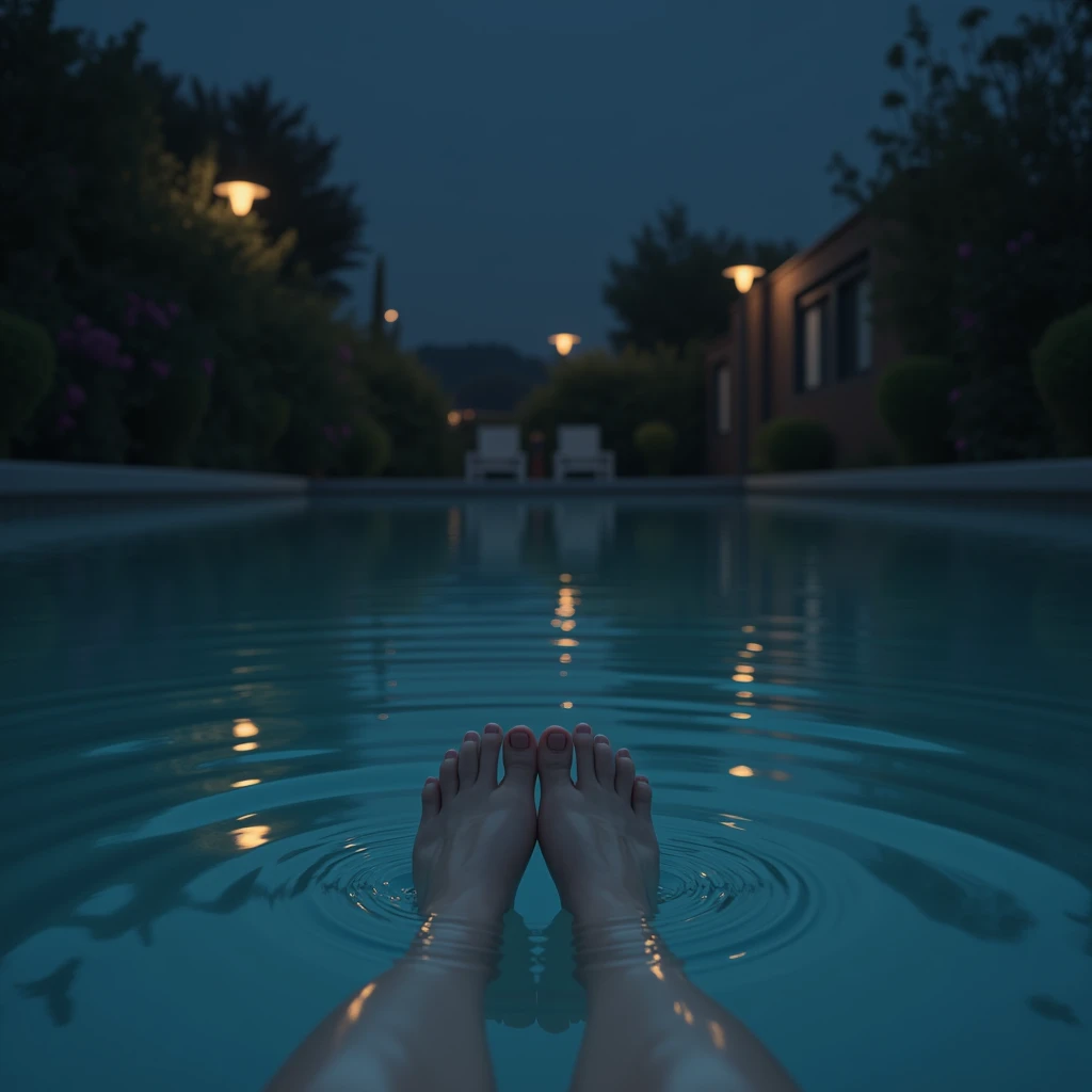 thank you。Based on this prompt、以下のようなtranslationや生成リクエストが可能です。 please let me know if you would like to recreate ！

Japanese prompt（modified ）
「 at the pool at night、 a scene showing your feet from a female perspective 。 The following translation and genera...