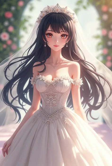 Tokisaki Kurumi wears wedding dress