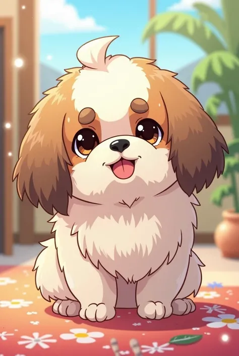 Shih Tzu cartoon in anime