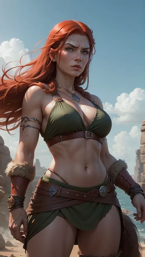 Sonia a red haired warrior of the Hyborian age, conan, robert e howard