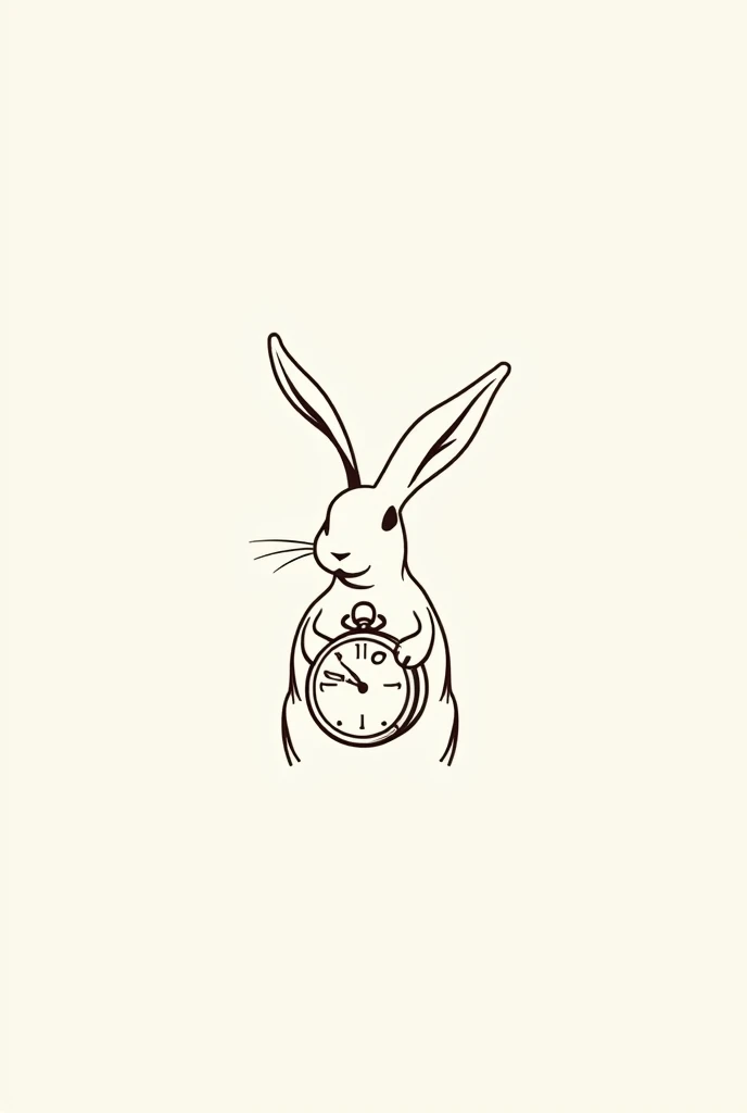  Draw the logo for the AILLIS club with the theme as a typical figure in the story of alice in wonderland. The rabbit holding the clock . Simple drawing ,  just needs a few pen strokes.  Draw a little simpler than the logo.. Yes, its even simpler . Combina...