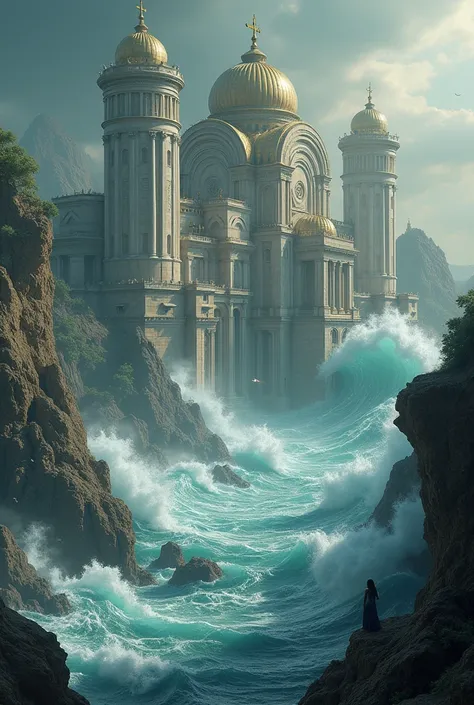 Atlantis sank into the sea in a single day and night of catastrophe.