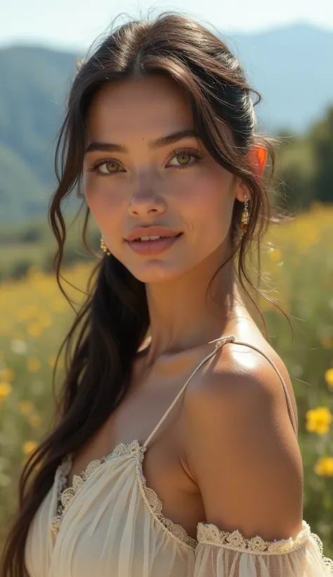 We want to create the most beautiful woman in Georgia. Clear appearance, new clothing styles that resemble the natural look of that country