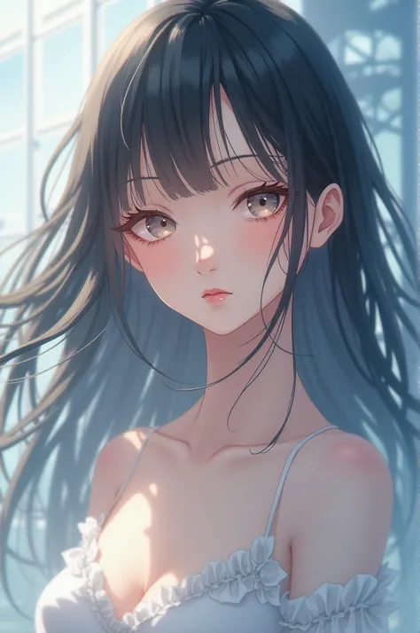 best quality finely detailed
beautiful eyes and detailed 
face Most beautiful girl wide shot 
whole body from far away surreal high resolution illustration bishoujo 
mishoujo long hair gentle face  wonderful 
