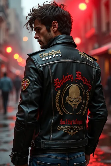 Rock’n’roll leather jacket