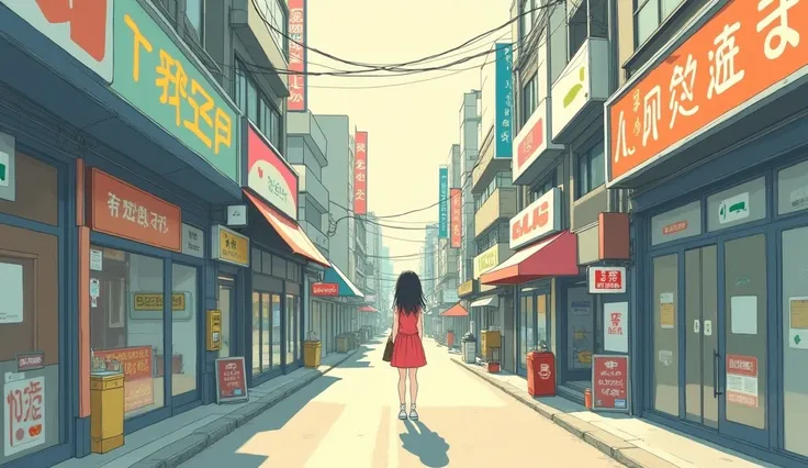 illustration, tokyo, district, wistful, anime, like, girl, daughter, shibuya, cartoonish, sentimental, vignette, offspring, nostalgic, lofi, manga, style, sketch, urban, area, anime style, girl illustration, shibuya girl, anime girl, lofi, muted pastel col...