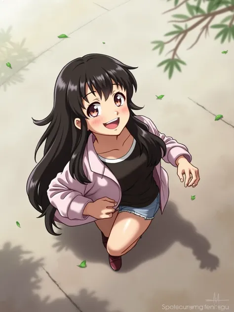 A character in an anime version of the following photo