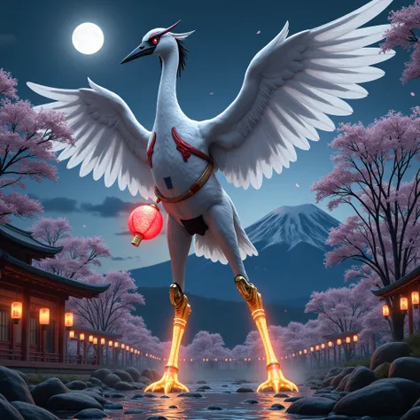 A Unique Artistic Representation of Superheroes as Iconic Animals of Japan
Hero Design:
A superhero reimagined as a giant, biomechanical Japanese crane (tsuru), symbolizing longevity and peace. The crane’s body is sleek and futuristic, with pristine white ...