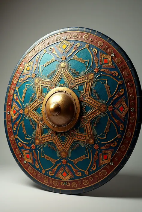 Islamic shield decorated from the front