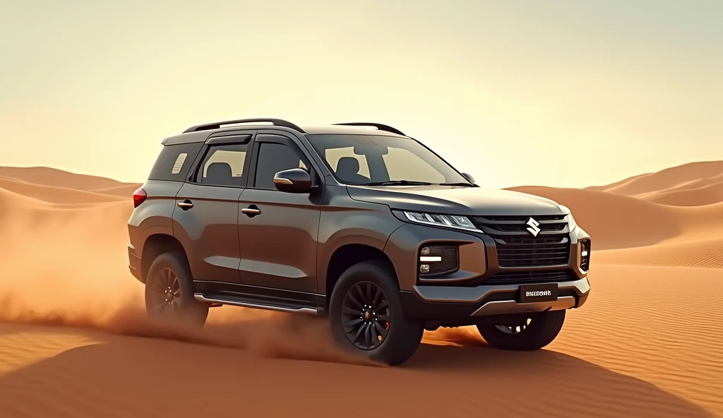 Maruti Suzuki XL7 showing Complete profile in desert giving vibes 