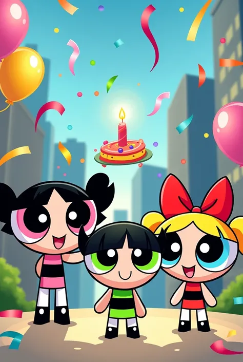 Powerpuff girls birthday invitation