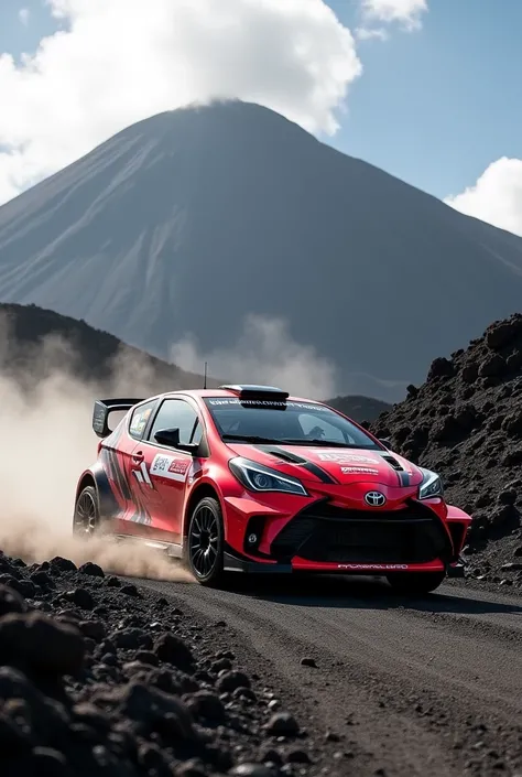 Toyota GR Yaris on the Teide