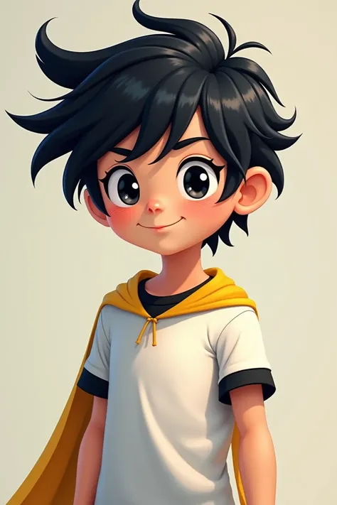  I was thinking of creating a character ,  he and a 16-year-old boy have Super Speed powers , He studies at a Super Hero school and has a normal appearance
He has black hair that is messy for the left side, has fair skin and black eyes ,  with a small nose...