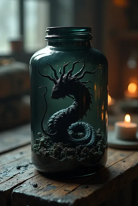 Black Monster Jar