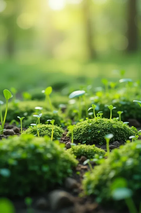 Ground with seeds