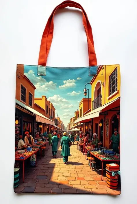 Hand-painted Damas Shop bag shop