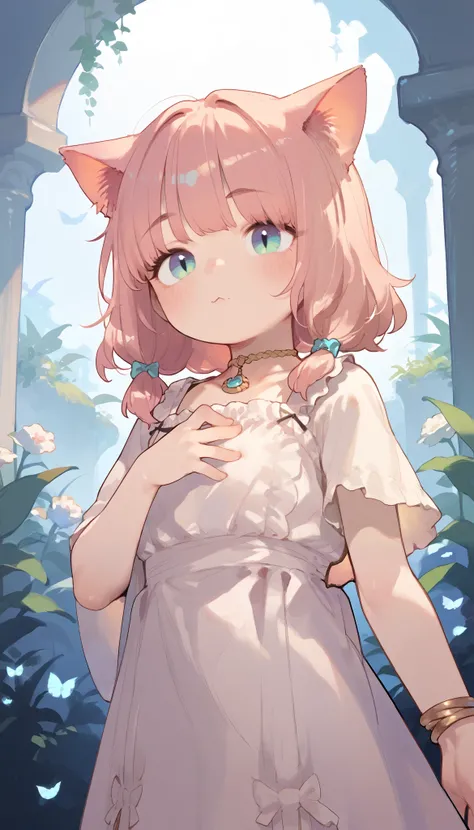 girl,Fantasy, fantasy world,cat ears,cat bodies,cat hair