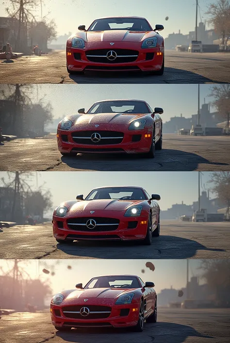 Take 5 cover photos of the game Forza Horizon 5 getting older over time