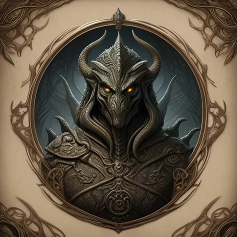 masterpiece, best quality, realistic:2.0, front face, H R Giger, There is 1 Lament Dragon with Cthulhu and mythical and menace, exoskeleton skin, epic fantasy card game art, highly detailed fantasy art, detailed digital 2d fantasy art, epic fantasy artwork...