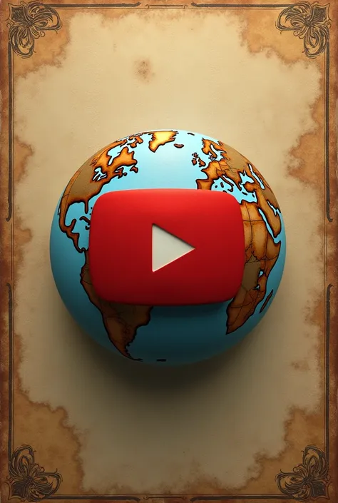 Generate youtube logo by using this word world historys  by english