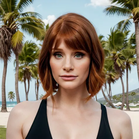 bryce dallas howard, bryce dallas howard american actress, (elegant woman), (green eyes), forty years, model woman, (in the phot...