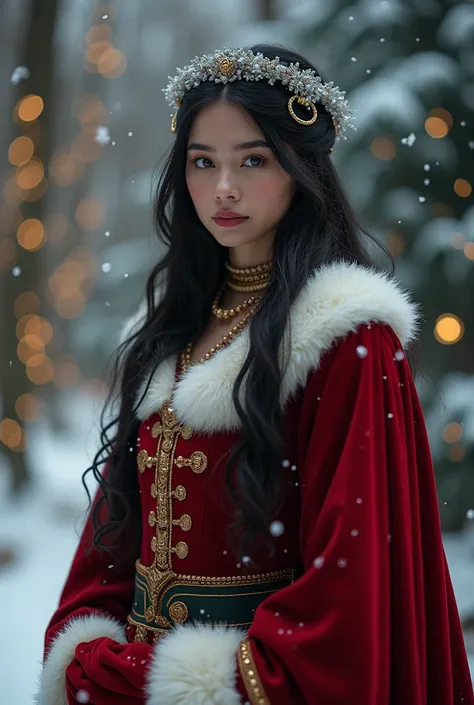  creates an image of Isabella the 25-year-old black-haired queen learned that the real magic of Christmas is in love and generosity. Since then, continued to bring joy to everyone , Remembering that the most important thing is to share giving gifts around ...