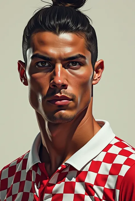 Cristiano wearing the butcher shirt