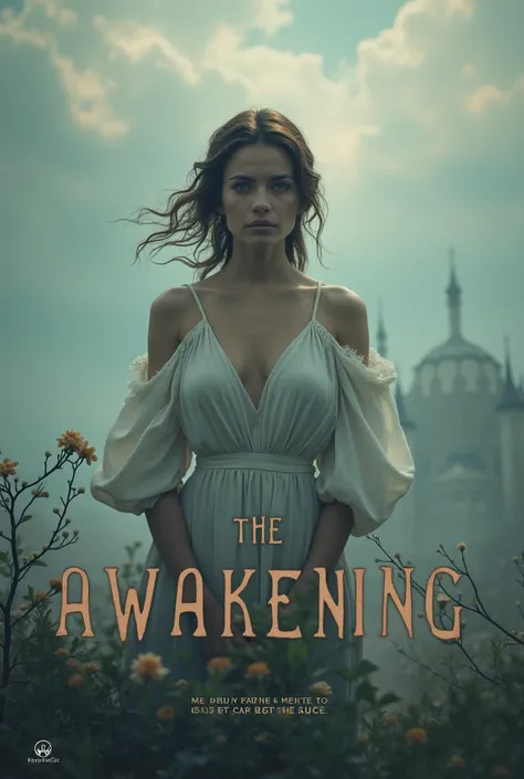 Create a book cover, The Awakening with size 6 by 9