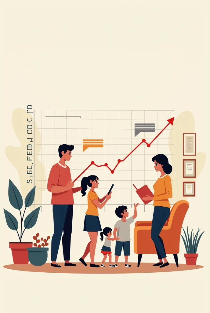 Parental Involvement:
High involvement correlates with better scores
Make a picture for this prompt I need a graph picture for this it’s my maths assignment 