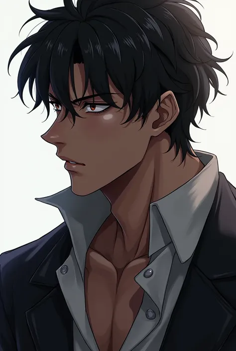 Black Handsome Young Anime