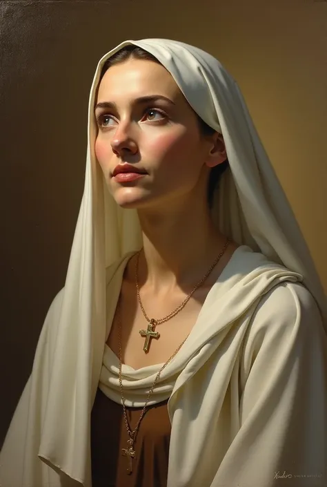 Realistic image of the Catholic saint, St. Monica