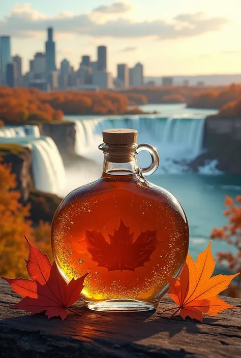 Niagara falls, sirop dérable, vue de Montréal depuis le Mont Royal