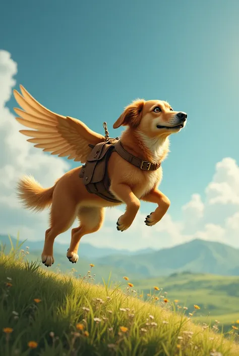  The Dog Who Knew to Fly

Once upon a time ,  in a small town surrounded by mountains and green fields ,  a dog named Tico .  Tico was no ordinary dog .  He had golden fur like the afternoon sun and glowing eyes that reflected the sky .  But what really ma...