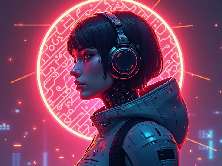 (masterpiece:1.2),(Highest quality),(Super detailed),(Ultra-high resolution),(Best illustrations),8k,wallpaper,Beautiful female cyborg,whole body,psychedelic,Vector art,Layered textures,progressive,pop,sf,cyber punk,Super sexy:2.0