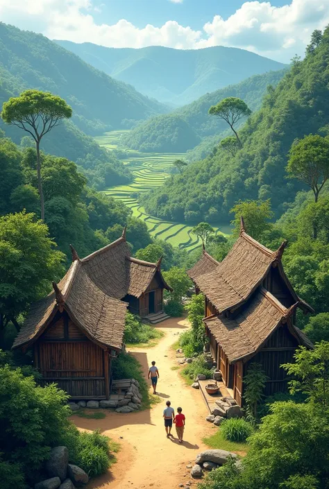 small village in northern Thailand