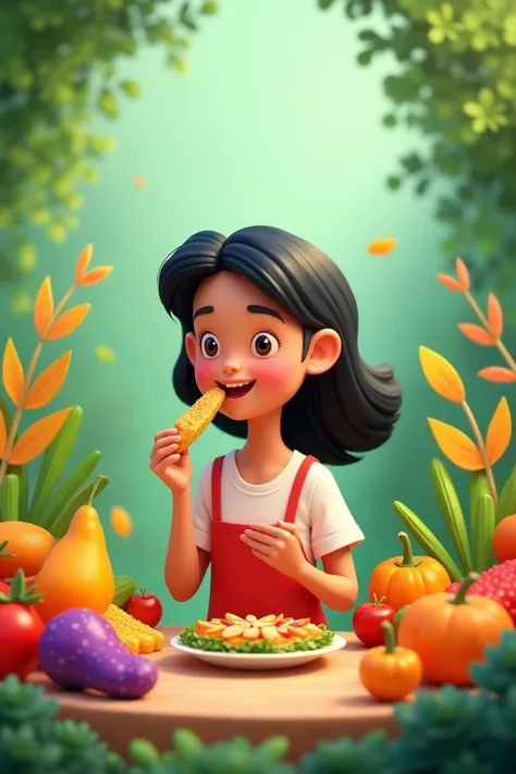 Healthy eating animated image