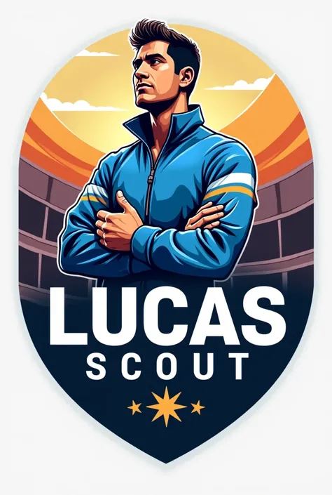  A logo that represents Argentine sports scouting, And I have my name Lucas Scout 