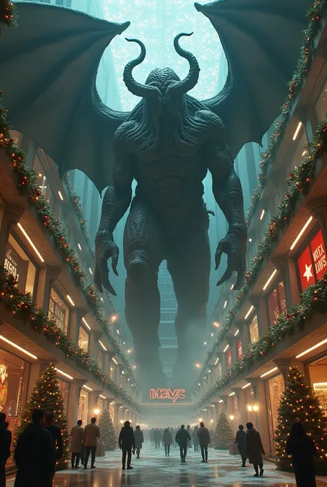 Cthulu Christmas at Macys 