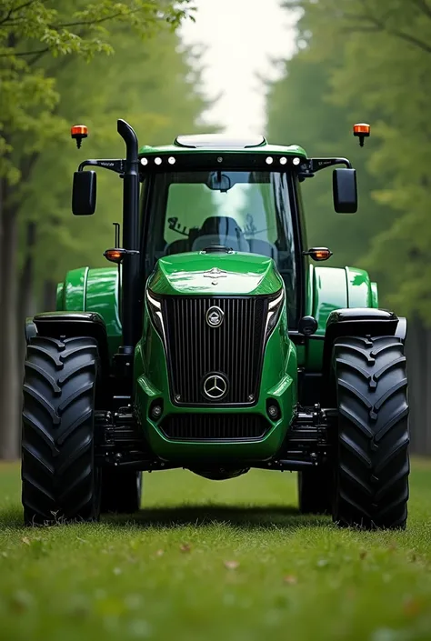 2025 Mercedes  Maybach 460 tractor luxury tractor green colour front view