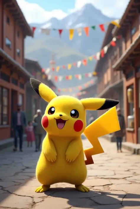 Pikachu arrives in Darkhan, Mongolia