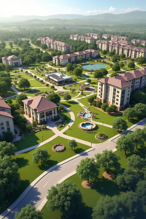 Project Overview for Retirement Community Landscape Design

The retirement community design features three variations of master plans: 1-acre, 5-acre, and 10-acre layouts. Key elements include:
	1.	Central Amenities Building: A focal structure offering sha...