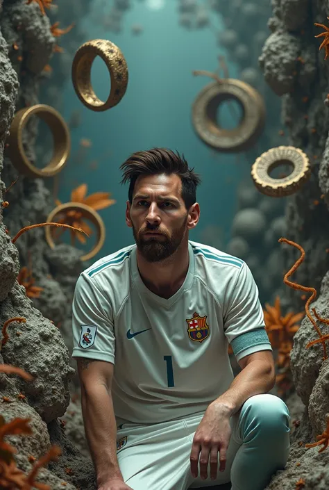 Put Messi in a place of accessories referring to bracelet materials from basins