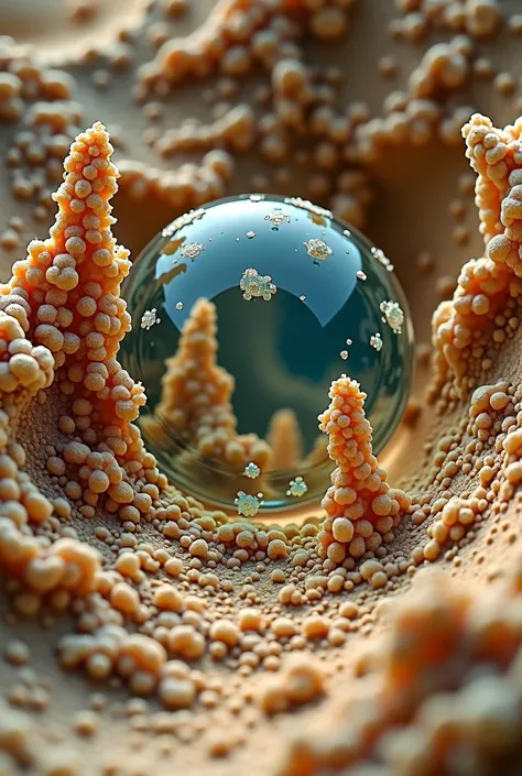 Révéler un monde caché dans un grain de sable”
Concept : Zoomer sur un grain de sable avec des caméras microscopiques et utiliser l’IA pour y révéler un monde miniature (comme une civilisation cachée, des paysages inconnus ou même des créatures imaginaires...