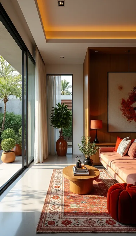 Modern villa interior india chic and elegant 