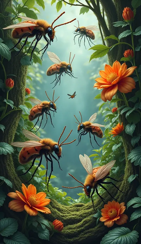 Depicting the ecology of new species of insects