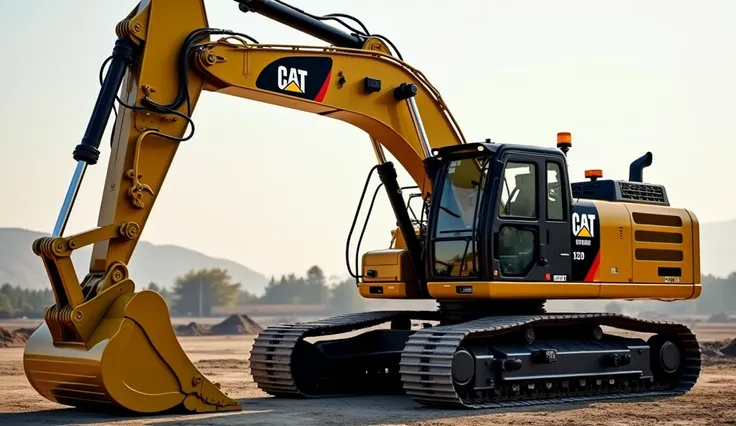 2025 Caterpillar 336 excavator luxury  caterpillar yellow colour front view