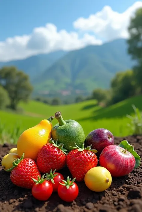 native and Andean fruits and vegetables from Ecuador 