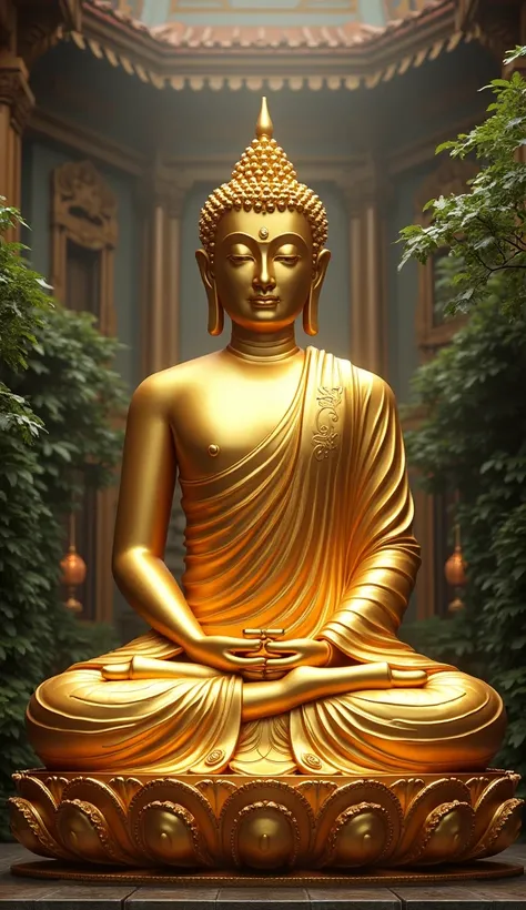 Great Buddha。gold