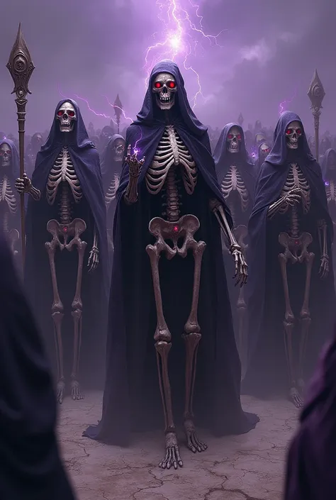 Skeleton wizard army