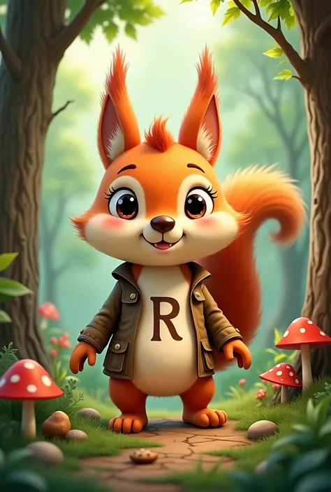 🐿️ man with a capital letter R on his chest 